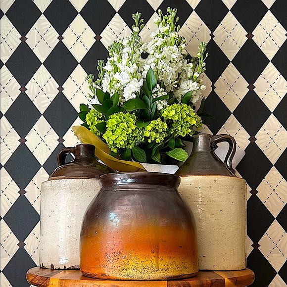 Antique Stoneware Jug | Rustic Primitive Crock | Early American Pottery - Picture 13 of 14